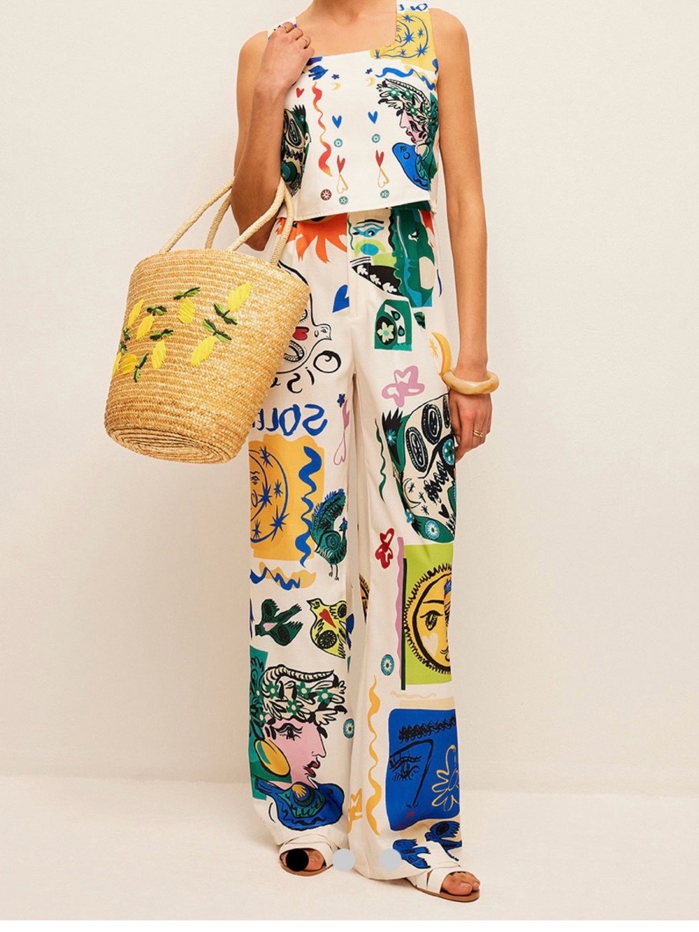 Commense graphic print top Medium